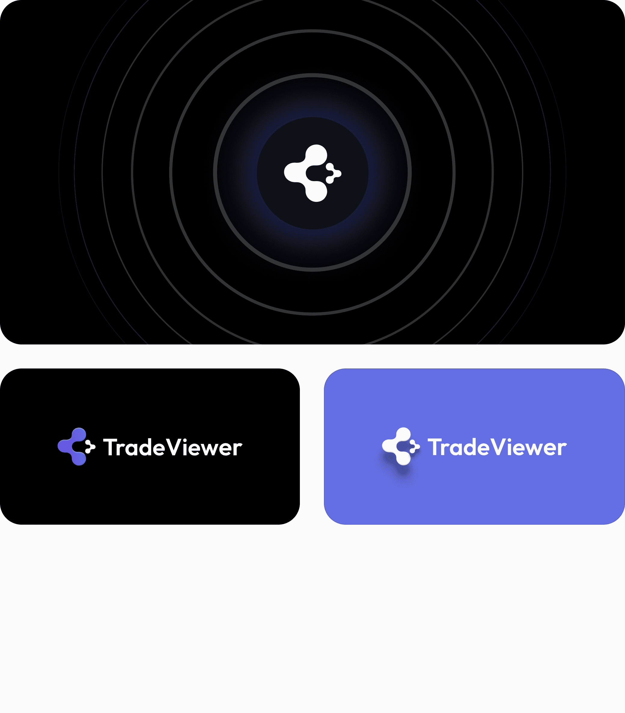 TradeViewer logo ve görsel kimlik sunumu