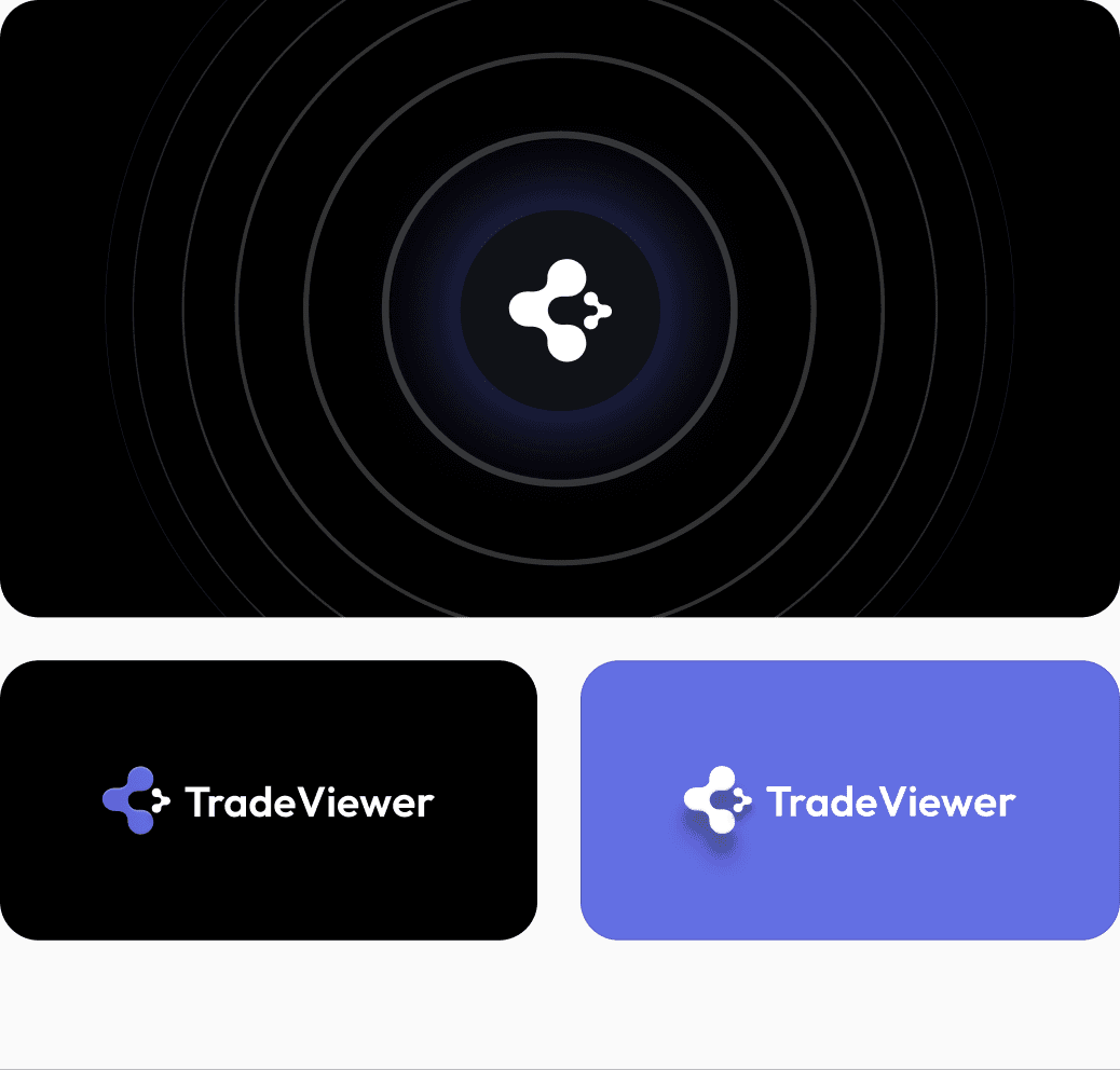 TradeViewer logo ve görsel kimlik sunumu
